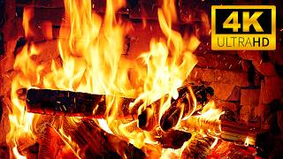 🔥Peaceful Fireplace Ambience for Relaxing Night | Cozy Fireplace 4K & Crackling Fire Sounds screenshot 1