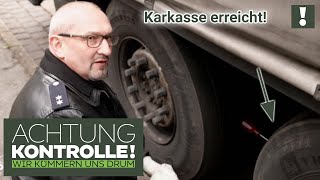 Weiterfahrt BEENDET! ❌ Hier muss ein neuer Reifen her! | Achtung Kontrolle