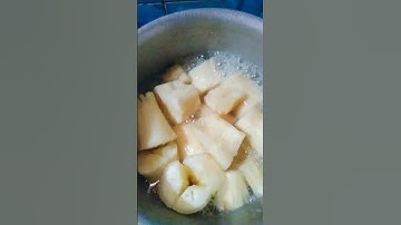 🤗 tips for boiling cassava[]  rebus singkong #shortsvideo #shorts