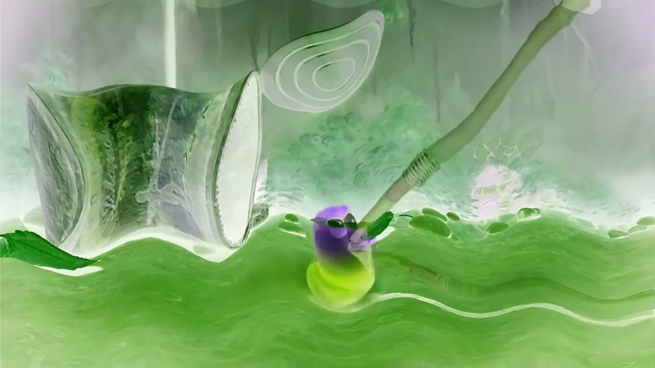 Larva | Red Larva's TONGUE gets STUCK on a STRAW!! 👅🥤 (Sponsored by: Klasky Csupo Effects