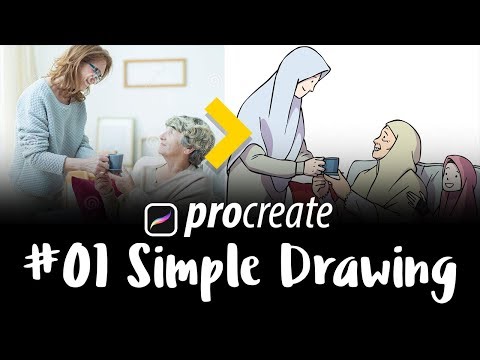 #01 Simple Drawing on iPad with Procreate