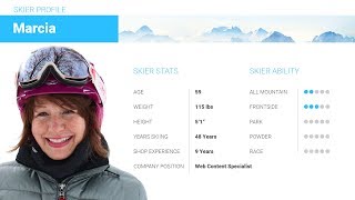 Marcia's Review-Nordica Sentra 3 Skis 2018-Skis.com