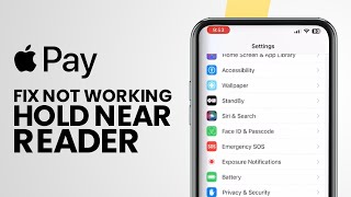 Apple Pay Not Working Hold Near Reader | How To Fix Apple Pay Not Working On iPhone/iPad 2025