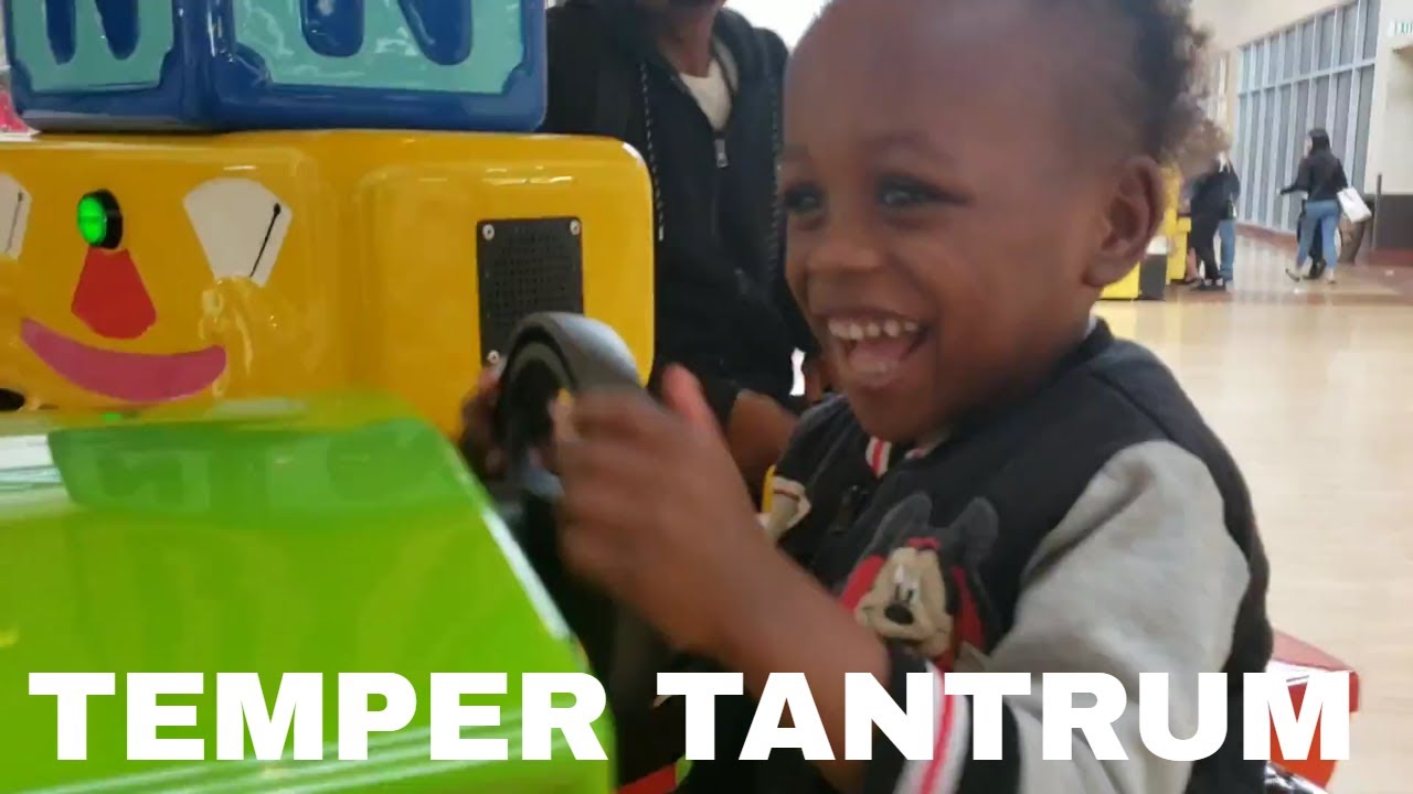 DAD Temper Tantrum as Ap CRIES like Baby Josiah to Ride Kid Carousel