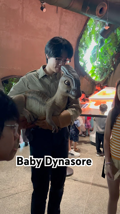 Jurassic Park #babydynasore #dynasore #cloudforest #singaporevlog