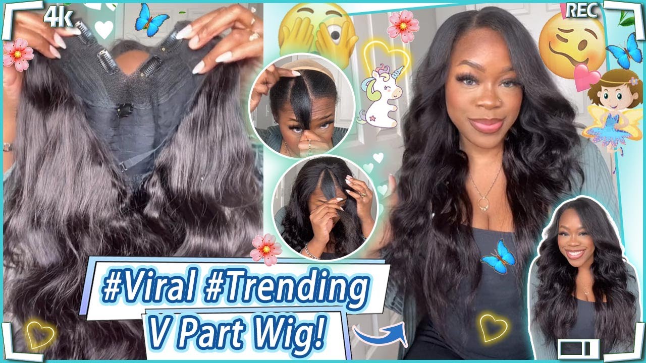 Game Changer!💓Glueless V Part Wig Body Wave | Quick + Small Leave Out | ULAHAIR Review