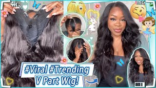 Game Changer!💓Glueless V Part Wig Body Wave | Quick + Small Leave Out | ULAHAIR Review Net Worth