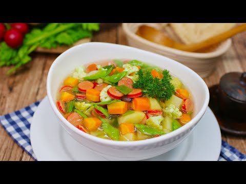 Resep Sop Pentol Sosis