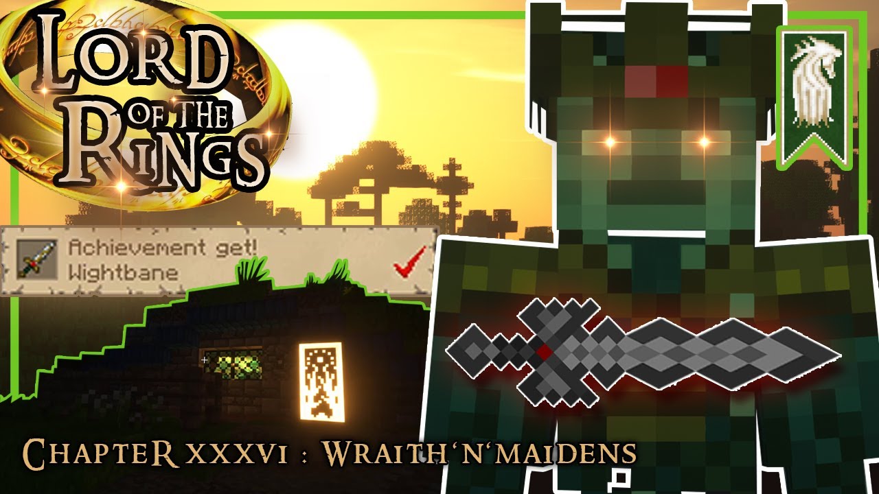 Minecraft Lord Of The Rings #36: Wraith'n'Maidens 🗡️ - YouTube