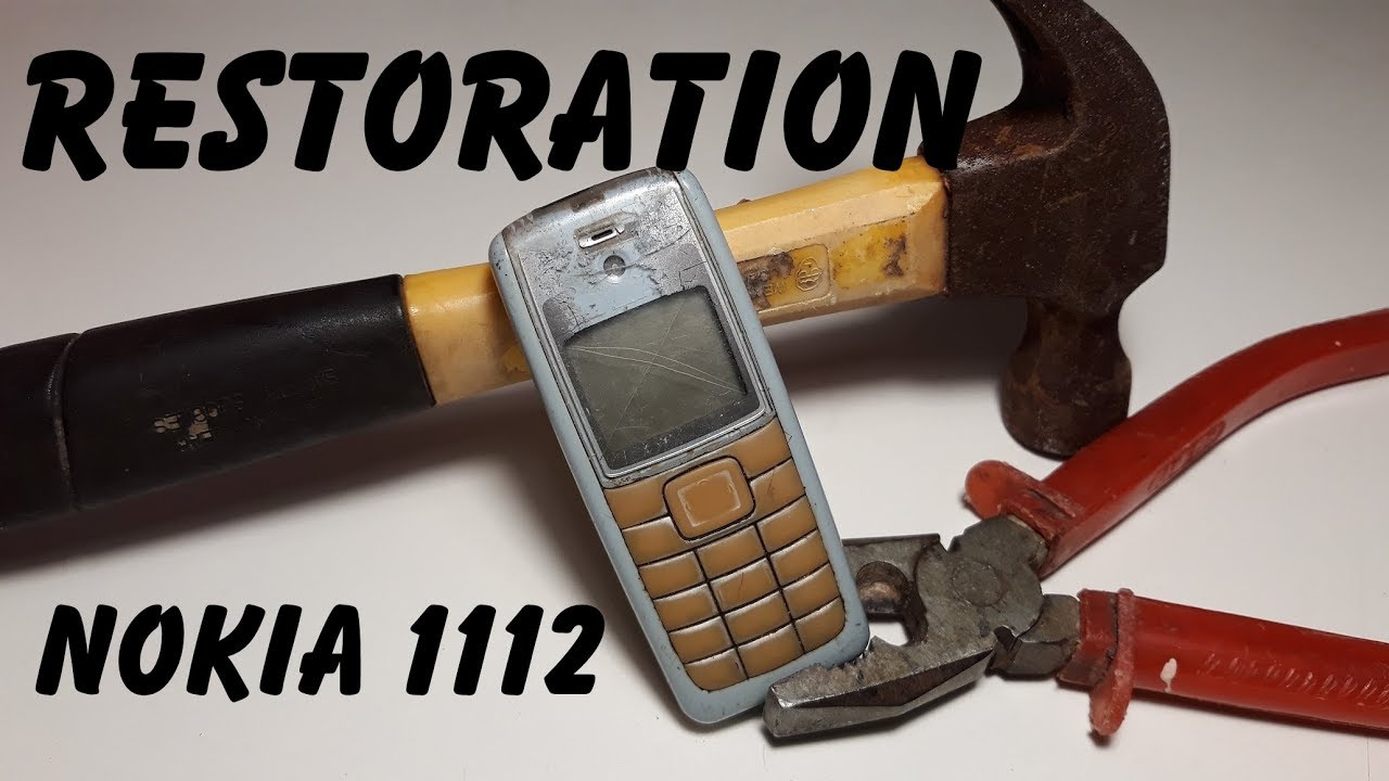 Восстанавливаем Nokia 1112 подручными средствами сами. Restoration old phone