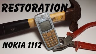 Видео Восстанавливаем Nokia 1112 подручными средствами сами. Restoration old phone (автор: MrGoodmobile)