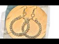 Make a Pair of Wrapped Gemstone Bead Hoop Earrings