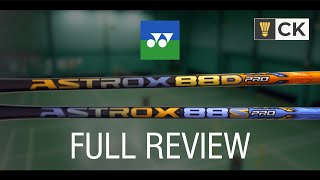 Yonex Astrox 88S Pro vs Astrox 88D Pro Badminton Racket Full Review + Stringing