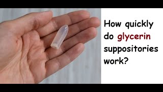 How quickly do glycerin suppositories work? screenshot 5
