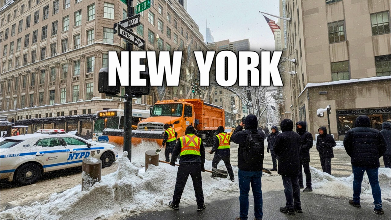 NYC’s BIGGEST Blizzard of 2026 Manhattan Heavy Snow Walk After Massive Snowstorm