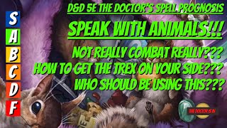 How Do We Rate Speak With Animals For Dungeons And Dragons 5E