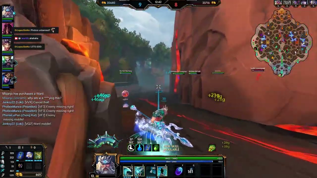 Игра Smite 10 сезон с рейтингом Conquest Poseidon Solo Build