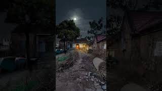 PEACEFUL VILLAGE love night viral lofi viralvideo moon cat subscribe village workout work