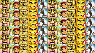 Top 5 Endless Run #86 - Temple Run 2 Vs Subway Surfers Vs Temple Run Brave Vs Zombie Run 2 Vs Danger