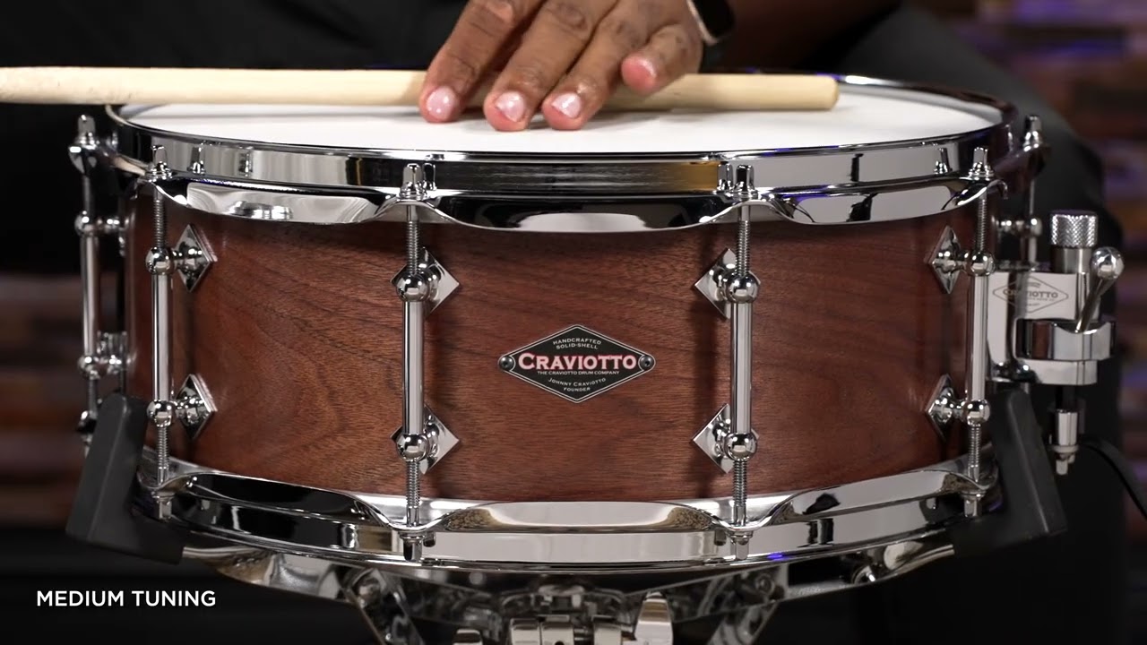 Craviotto 14x5.5 Custom Shop Walnut Snare Drum (CRCUS1455WNI)