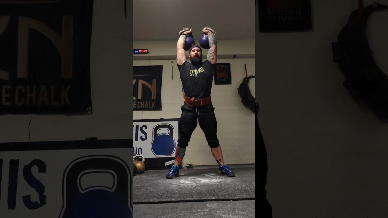 5 minute Kettlebell Long Cycle 2x20kg set for TCKB Competition 10 23 21