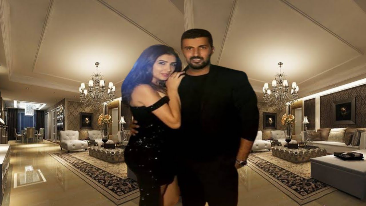 شاهد بالفيديو جوله داخل منزل الفنانه مى عمر ومحمد سامى غايه فى الجمال والفخامه والاناقه ؟