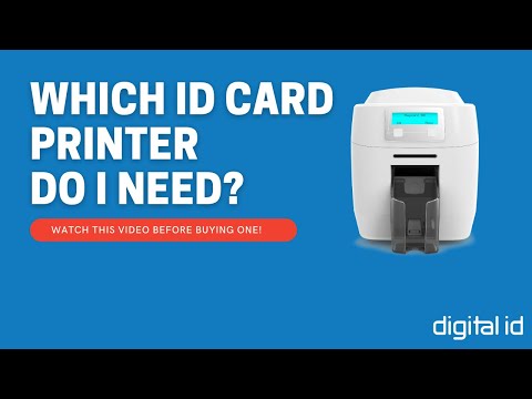 Which ID card printer do you need? Watch this before buying one! - video from Digital ID