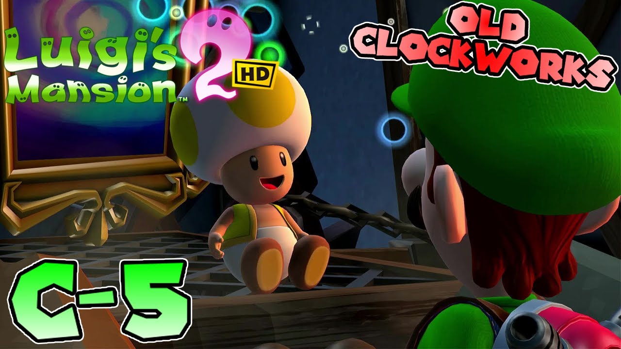 Luigi's Mansion 2 HD 100% Walkthrough - Old Clockworks C-5: Piece at last | [LSF]Chaz