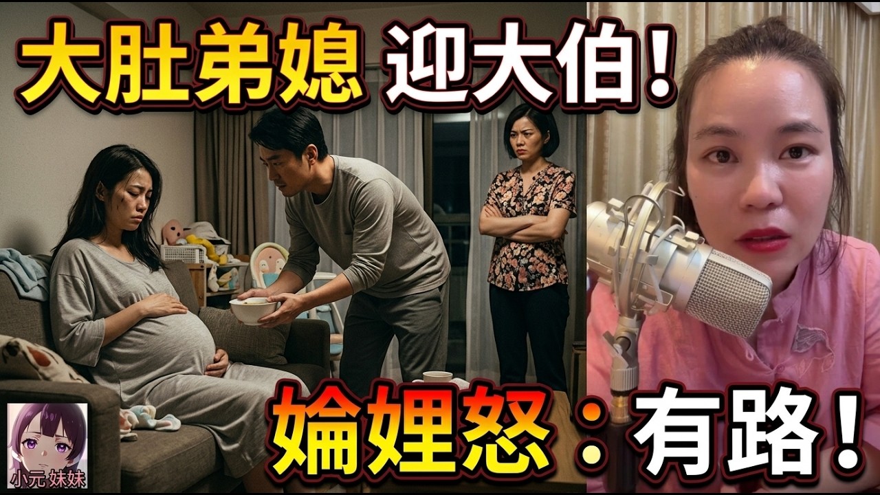 【小元最新】寡婦兩次死老公仲大住肚五個月，大伯日日上門照顧搞到嫂子呷醋，網民：呢單嘢水洗都唔清！😱🔥肚換一層樓！💰 #小元姐姐 #廣東話 #小元情感分享 #小元妹妹 9 17 NI B