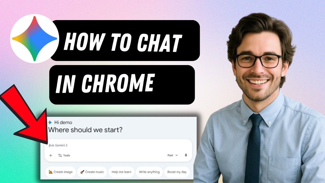 How To Chat With Google Gemini AI In Chrome (full guide 2026) - YouTube