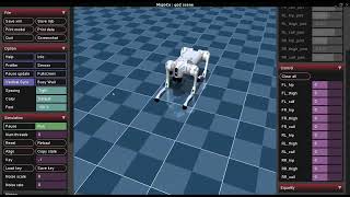 How to Build a Quadruped Robot Simulation in MuJoCo From One Prompt