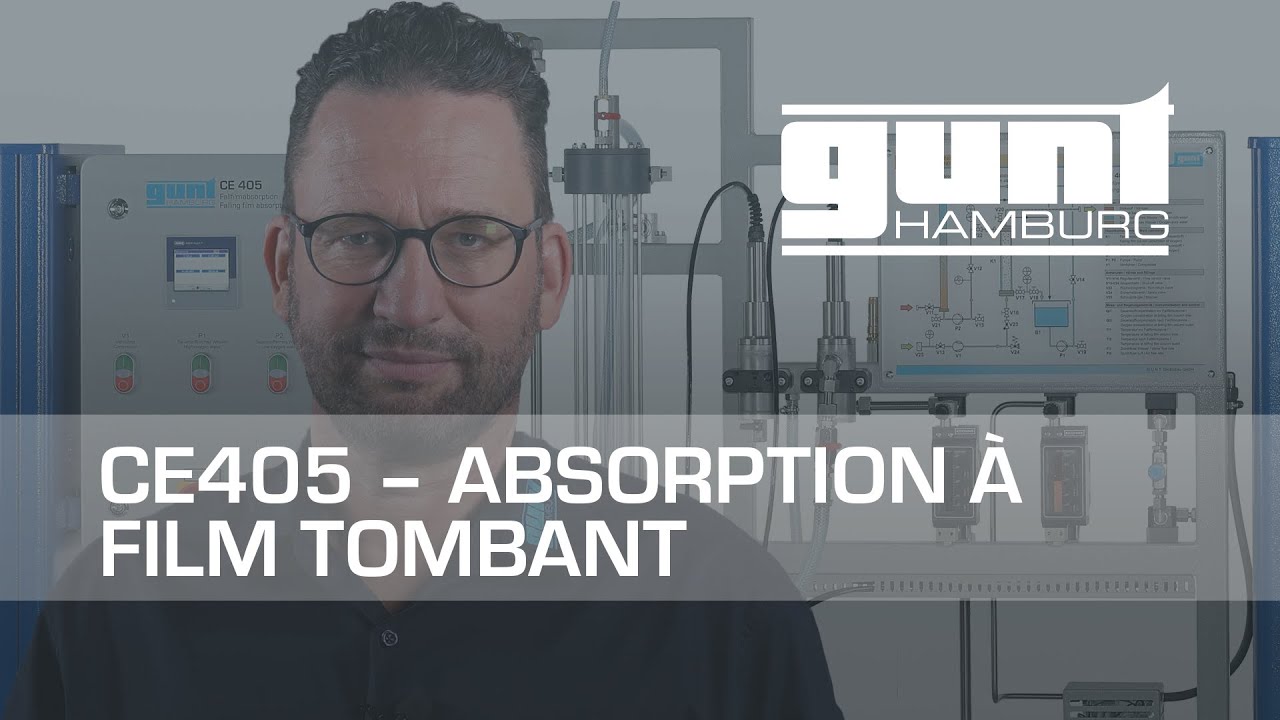 CE405 - Séparation de l'oxygène d'un flux d'air par absorption dans une colonne à film tombant