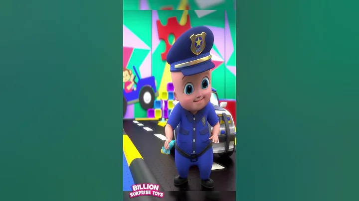 Fire Trucks, police cars, and more rescue vehicles! #billionsurprisetoys #kidssongs #shorts