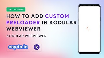 How to Add Custom Preloader in Kodular Webviewer Application || Webviewer Tutorial Part 4