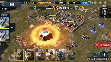 War Commander Rogue Assault LvL 27 getting attacked by lvl 40 and winning