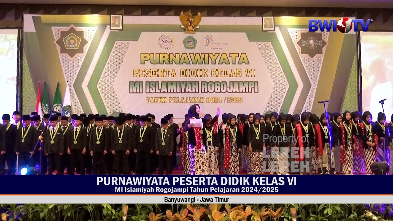 Purnawiyata Peserta Didik Kelas VI MI Islamiyah Rogojampi Tahun Pelajaran 2024 2025