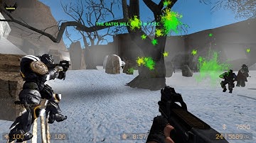 ZOMBIE ESCAPE MOD ON COUNTER-STRIKE: SOURCE, MAP: ZE_feywood, Level 1, CSS