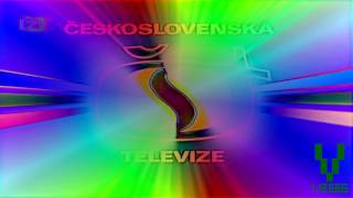 Czechoslovak Television 1989 (ČST) ident with Diamond 3