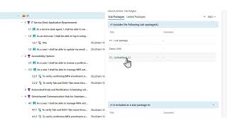 Working with Sub Packages and Linked Packages