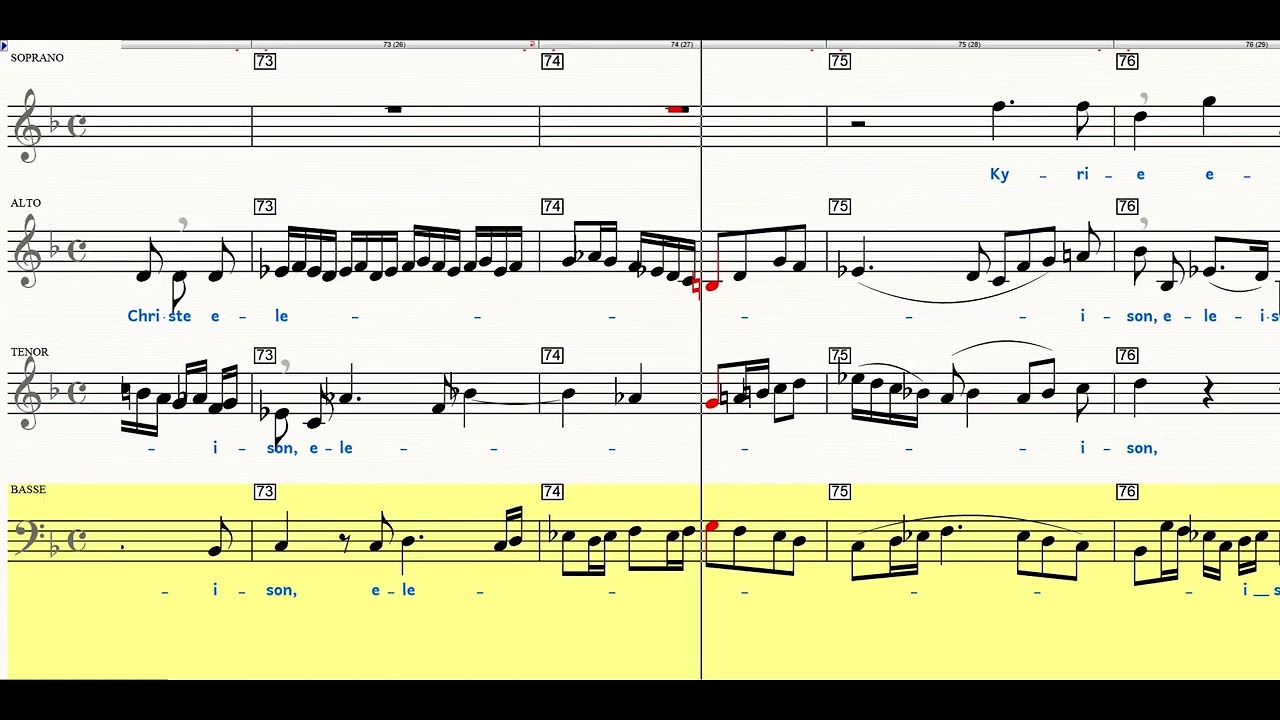 REQUIEM MOZART (version Levin) ReqMoz 02  Kyrie BASSE