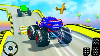 Monster Truck Stunt Racing Simulator 3D - Mega Ramp Monster Truck Driving - Android GamePlay  screenshot 1