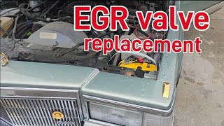 DIY EGR valve on a Cadillac 4.1