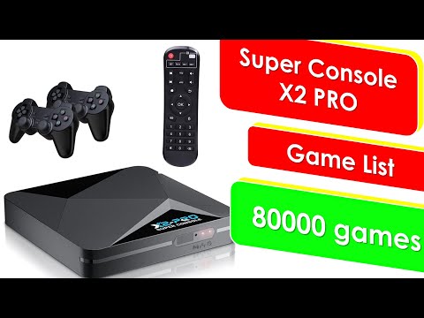 Super Console x2 PRO GAME LIST - YouTube
