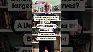 Which country has the largest oil reserves?  #geography #quiz #trivia