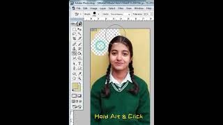 One-Click Background Removal in Photoshop! 🪄✨ | Magic Eraser Tool #shorts #photoshoptutorial