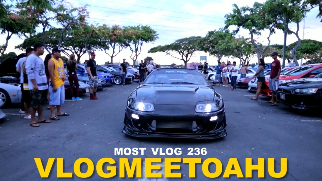 OAHU CAR SCENE VLOGMEETOAHU MOST VLOG 236 YouTube