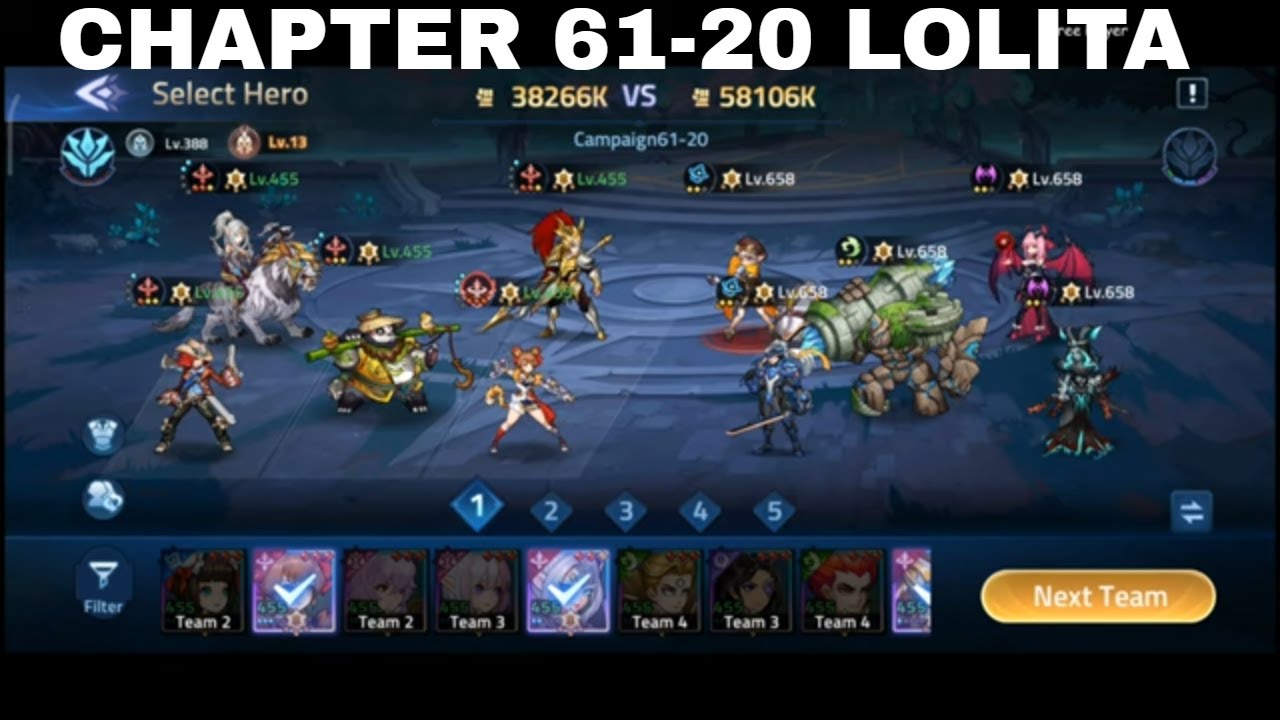 CAMPAIGN 61-20 LOLITA ► MOBILE LEGENDS ADVENTURE