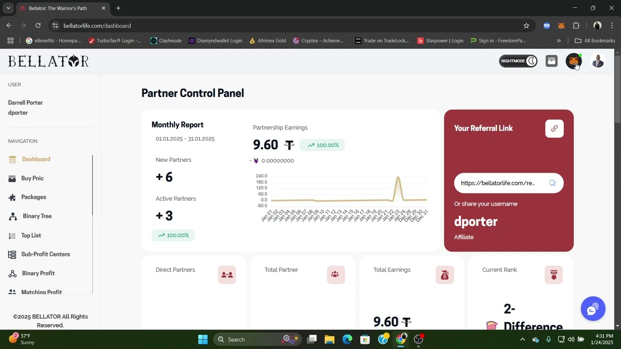 How To Add Your MetaMask Wallet To Your Bellator Back Office