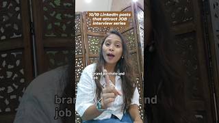 10/10 LinkedIn post that attract job interviews #linkedin