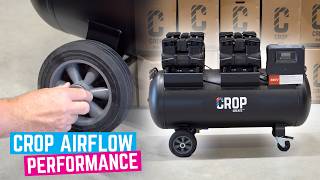 CROP Airflow PERFORMANCE Oil-Free Compressor 200L | Industrial Power for Professional Workshops